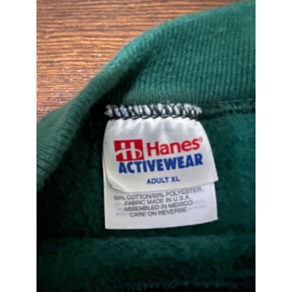 Hanes Activewear Football Respect the Game Graphic Crewneck Sweatshirt NFL XL - Picture 3 of 9